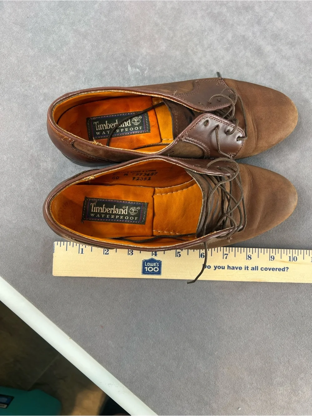 Timberland Brown Leather & Suede Lace-Up Oxfords